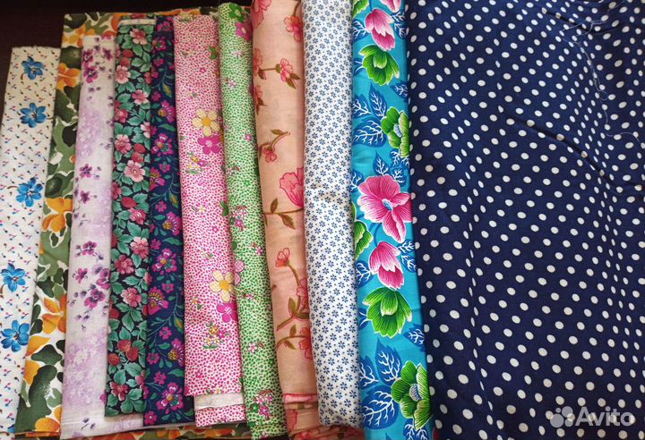 Ткани Х/Б СССР, для пэчворка