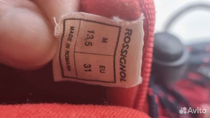 Лыжные ботинки детские rossignol, р. 31