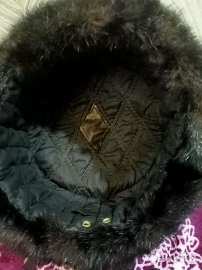 Норковые шапка мужская 58 размер