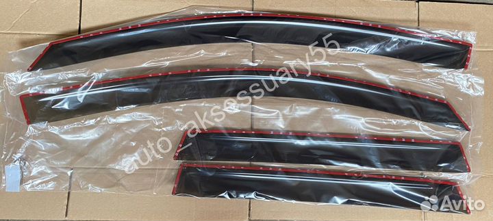 Ветровики дефлекторы Honda Fit / Jazz 2001-2007 GD