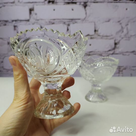 Креманки хрусталь СССР