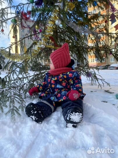 Зимний комбинезон для девочки 80 р
