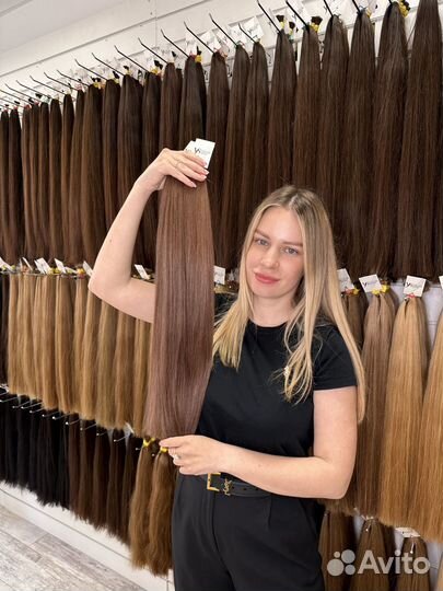 Волосы для наращивания славянка