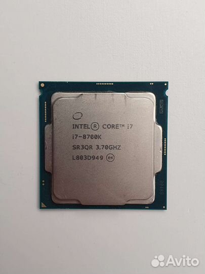 Процессор Intel Core i7 8700k LGA 1151v2