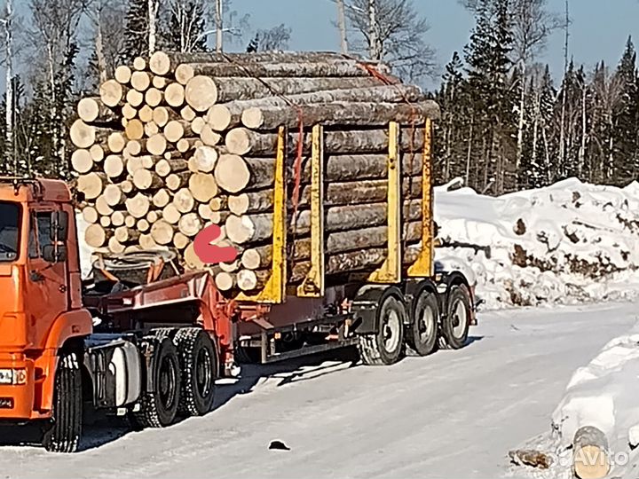 Полуприцеп лесовоз (сортиментовоз) Fruehauf лесовоз, 1999