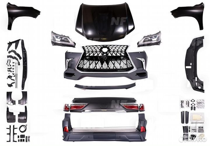 Обвес Lexus 570 (рестайлинг) + TRD