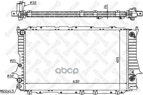 10-25079-SX радиатор системы охлаждения АКПП A