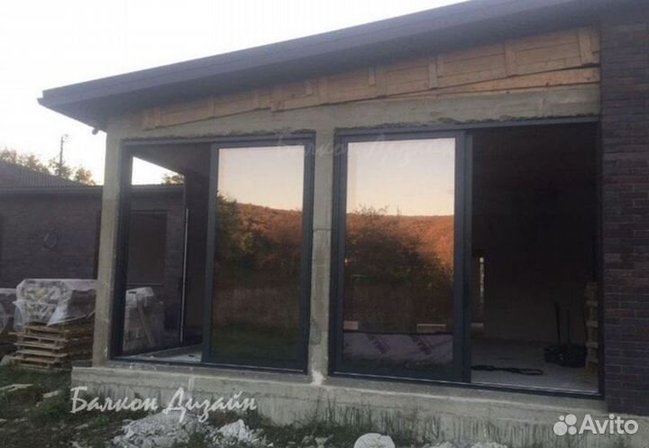 Остекление веранд, холодное остекление террасы, те