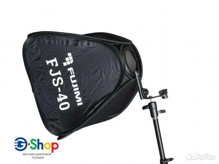 Софтбокс Fujimi 40x40 см с кронштейном (металл)