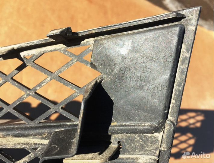 Решетка бампера (открытая) BMW F10, F11