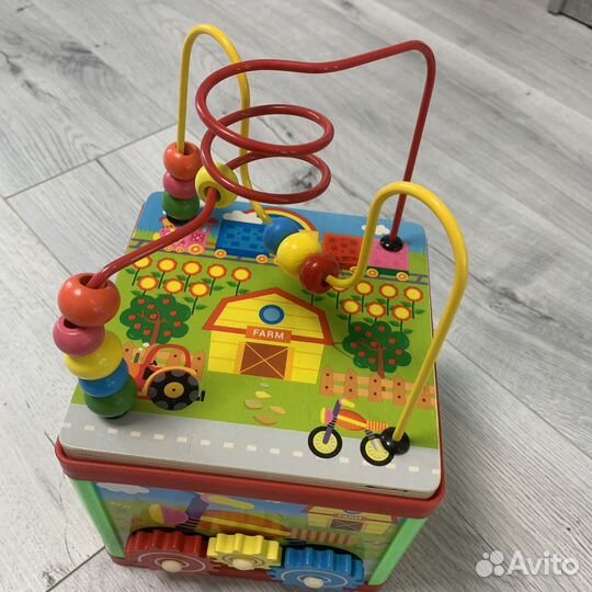 Бизиборд, сортер, бизикубик, куб, игрушка