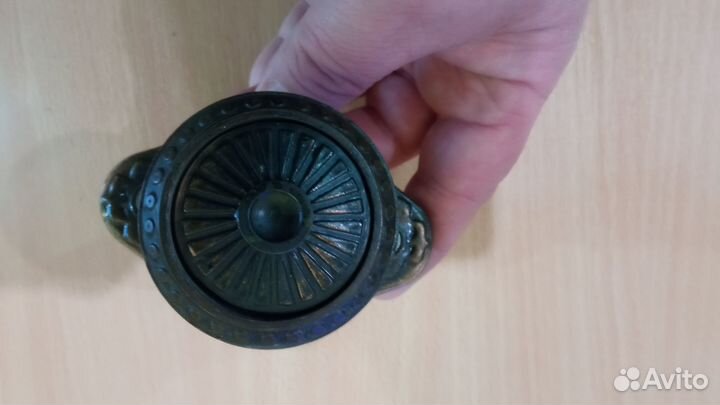 Дверная ручка, раритетная, бронза