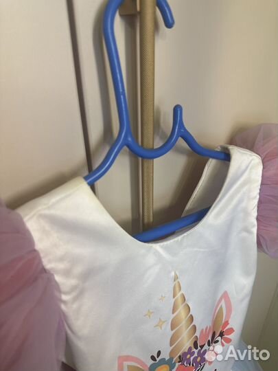 Платье единорожка 116