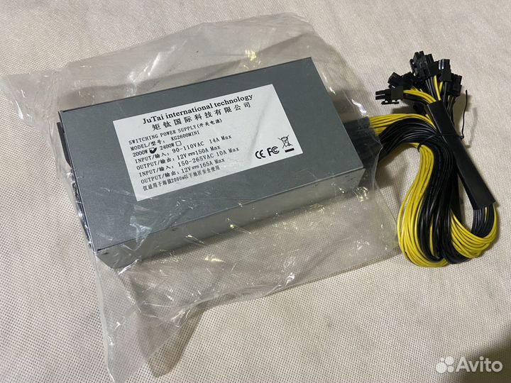 Блок питания 2000w для асик Antminer/Avalon
