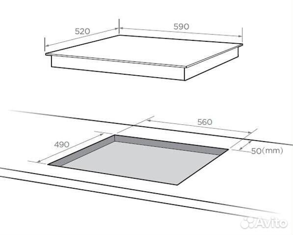 Электрическая варочная панель Midea MCH64140