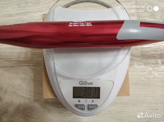 Руль Reverse Base 31.8 mm UP:18 mm W:790 red