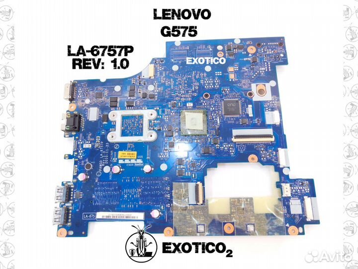 LA-6757P Материнская плата Lenovo G575