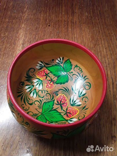 Миска СССР Винтаж Деревянная.посуда тарелка