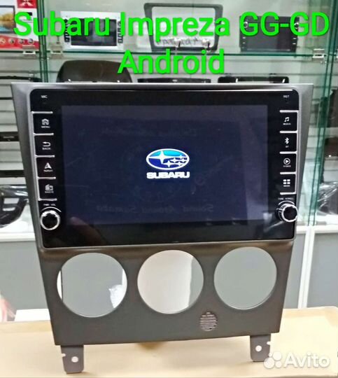Subaru Impreza GG GD магнитола Android крутилки
