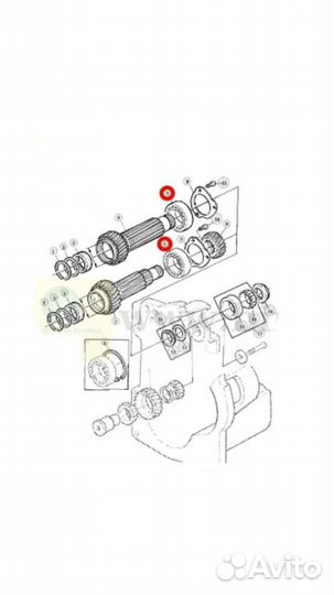 Подшипник john deere JD10340