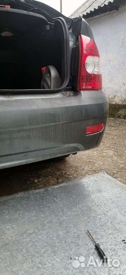 Бампер priora 1 хетчбек задний