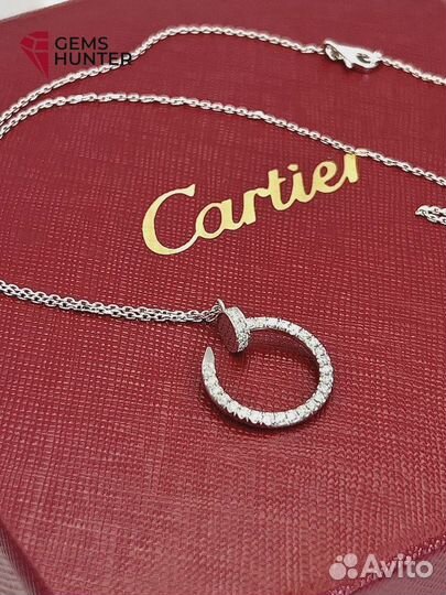 Колье золотое cartier гвоздь