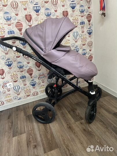 Коляска 2 в 1 riko basic aicon pastel