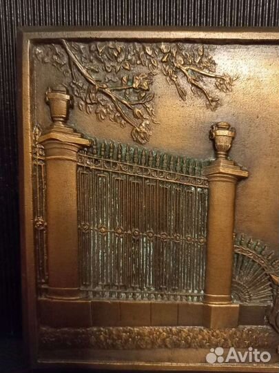 Картина, плакетка, барельеф, чеканка. Винтаж