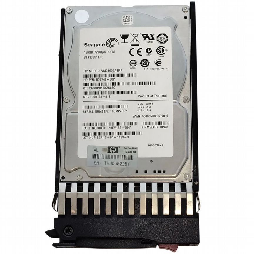 [530932-001] Жесткий Диск Hp 160gb Sata2 2,5" Hdd 530932-001