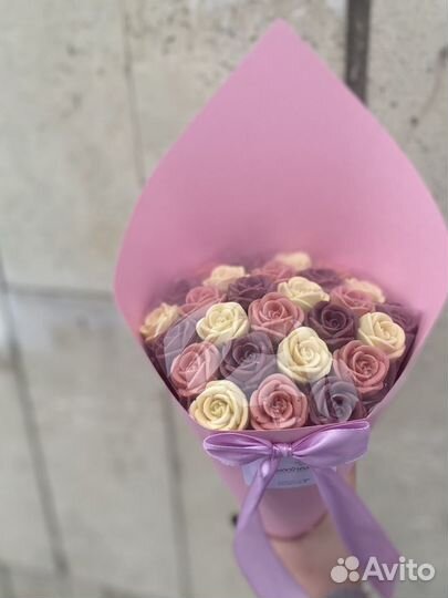 Шоколадные розы букет