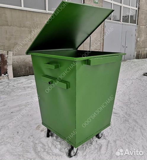 Евроконтейнер для мусора уличный 1,1 м3 Арт 2668