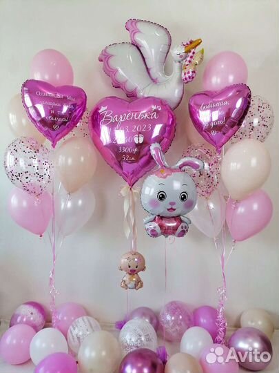 Шары на выписку из роддома
