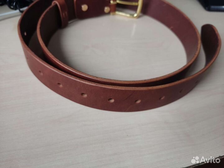 Мужской кожаный ремень