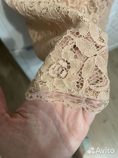 Платье гипюр