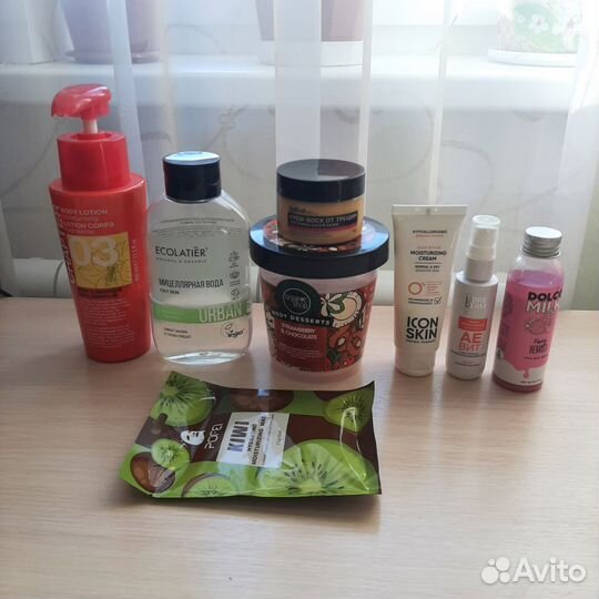 Уходовая косметика для тела лица пакетом набор