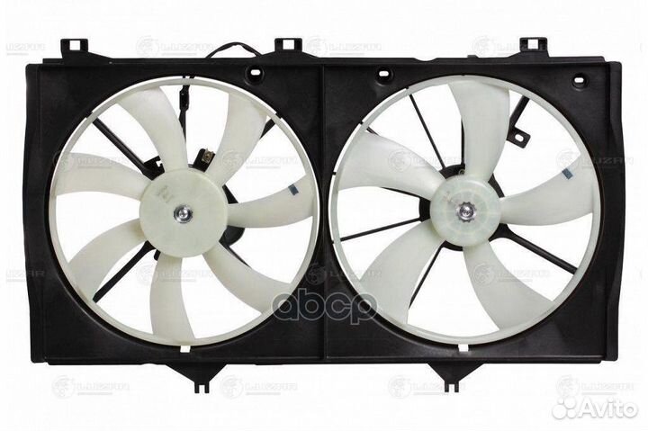 Э/вентиляторы охл. с кожухом (2 вент.) для а/м
