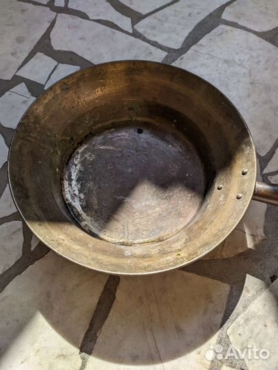 Латунный таз для варенья