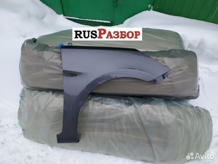 Крыло окрашенное в цвет Хендай Солярис