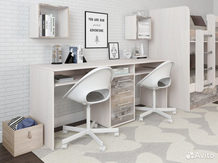 Стол письменный для двоих Лаворо