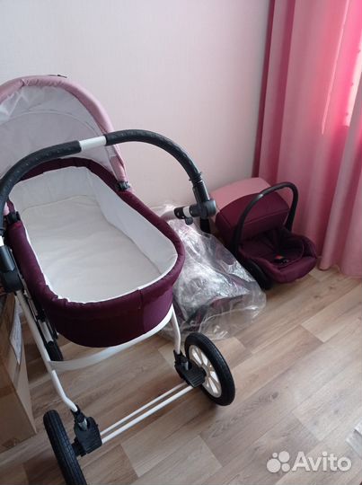 Детская коляска 3 в одном