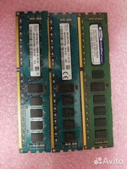 Серверная ddr3 ecc reg 4гб