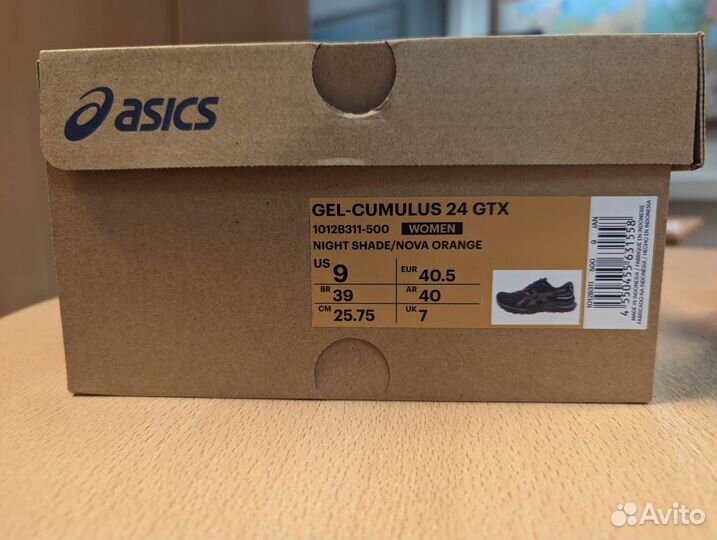 Кроссовки женские Asics Gel-Cumulus 24 GTX 38,5-39