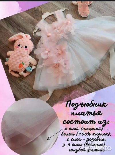 Платье для девочки 80