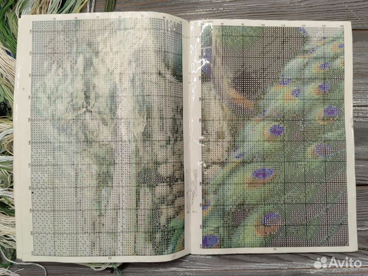 Остатки набора для вышивания