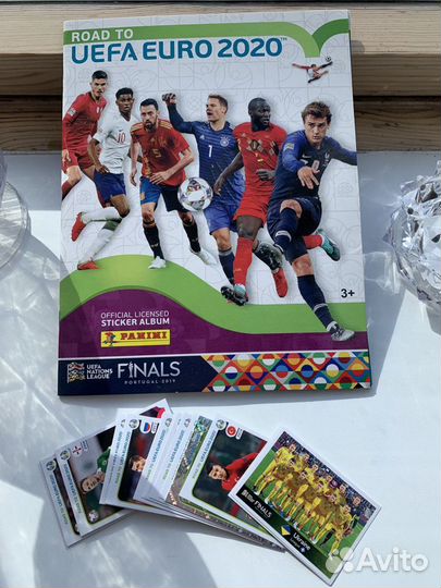 Наклейки Panini fifa 2020, дорога на евро 2020