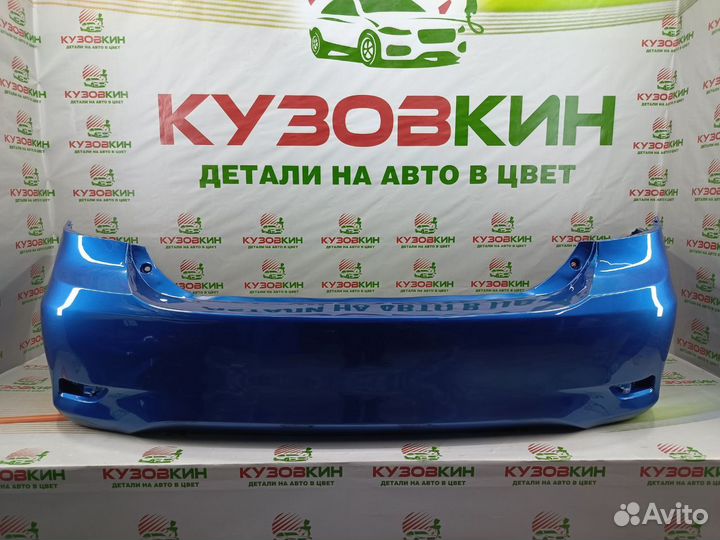 Бампер задний toyota corolla 10-13 8T7 синий