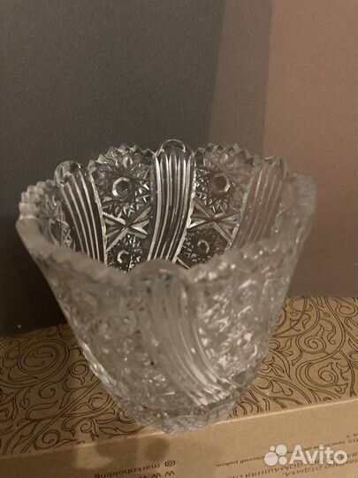 Вазы. хрусталь. Пузатенькая