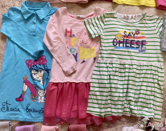 Пакет вещей на девочку 98 104