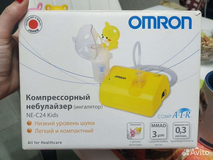 Ингалятор небулайзер omron ne-c24 kids