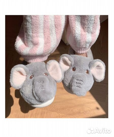 Тапочки слоники, размер 38-39